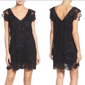 Bb Dakota black lace dress